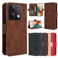 Luxury Wallet Case For Redmi Note 13 5G 12 Pro Plus 12S 11 11S 5G Xiaomi 14 13T 13 Lite Ultra Poco X