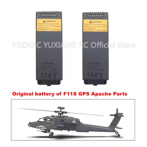 YXZNRC YUXIANG F11S AH-64 Apache 3D RC Helicopter Parts Fuselage Blade Grip Fuselage battery Accesso