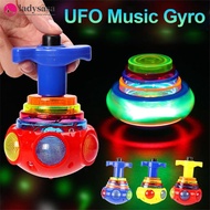Ladysasa Music Gyro Spinning Top Brinquedo Funny Kids Toy Classic UFO Gyroscope Laser Color Flash LE