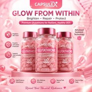 CAPSULEX GLUTATHIONE WHITENING BRIGHTENING SUPPLEMENT VITAMIN C AND ZINK 60 CAPSULES