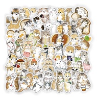 50Pcs Kawaii Cat สติกเกอร์การ์ตูนน่ารักสัตว์ Decals เด็กของเล่น DIY Scrapbook แล็ปท็อปเครื่องเขียนกีตาร์กระเป๋าเดินทางสติกเกอร์รถ