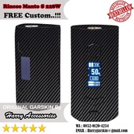 Origial Garskin Rincoe Manto S 228W Motif Carbon - Free Custom Gambar