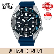 [Time Cruze] Seiko Prospex Sea Special Edition SPB325J1 Sumo Divers Blue Silicone Strap Men Watch SPB325J