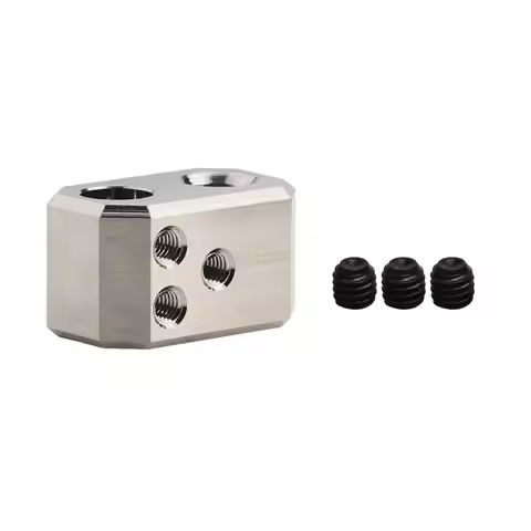 500℃ Plated Copper Heater Block High Temperature Heating Block For Prusa I3 MK4 MK3.9 XL Project Nex