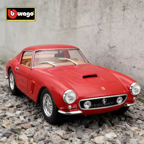 1:24 Ferrari 250 GT Berlinetta Passo Corto Alloy Sports Car Model Diecasts Metal Super Racing Car Ve