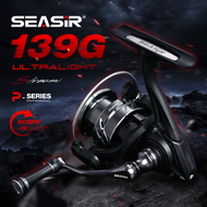 SEASIR Stream Spinning Reel 139g Ultralight Carbon Washers 6Kg Max Drag Metal Grip 5+1BB 5.4:1 Fresh