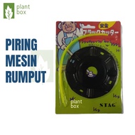Piring Mesin Rumput Hitam / Grass Trimmer Cutting Disc Plate
