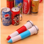 GANTUNGAN Drink Bottle Pen Keychain Pen Key Chain ZS 218