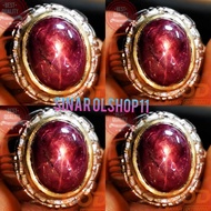 batu cincin natural ruby star jumbo