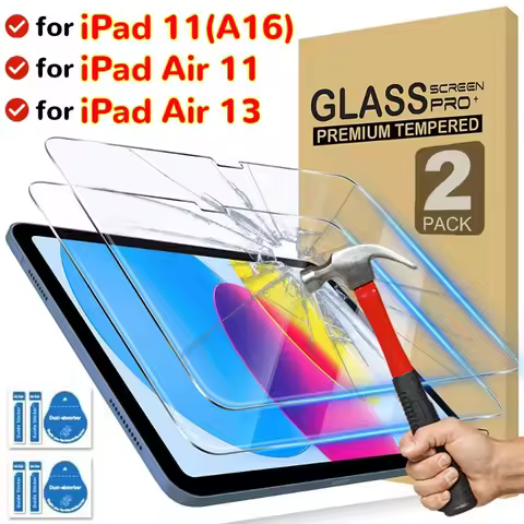 Tempered Glass Screen Protector For iPad A16 11th Gen 10th 10.9inch Air11 Air13 Protective Films For