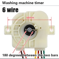 【Trending】 6 Wire 180 Degree Washing Machine Timer Washing Machine Timer Switch Wash Timer Semi-Auto