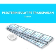 Transparent Round Plaster Brown Round Plaster Waterproof Plaster Bandage Pcs/