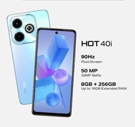 Infinix Hot 40i, up to 16GB [8+ 256GB],  6.56" HD+ 90hz Display