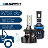 Blaupunkt LED Headlamp - H8 / H11 / H16 - 5000K / 6000K | LED Energy Saving | For Projector, Reflect