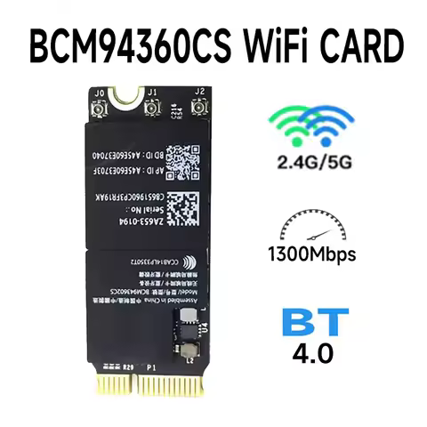 WDXUN for Broadcom BCM94360CS BCM94360CSAX Wifi Card 802.11ac for A1425 A1502 A1398 Bluetooth 4.0 2.