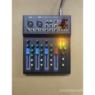 Small Professional MixerF4Road Audio Mixer Audio Mixer Recording Bluetooth Reverb Sound CardKSong and Dance StageUSB