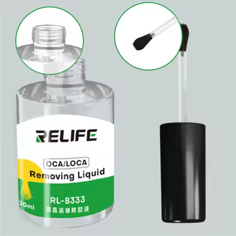 RELIFE RL-8333 20ml LCD Screen Repair Glue Remover Liuquid BGA PCB IC Chip Solid OCA Glue Cleaning a