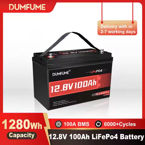 Dumfume LiFePO4 Lithium Battery 12V 600Ah /12V 314Ah/12V 100Ah 200Ah 400Ah Battery for RV Camper Mar