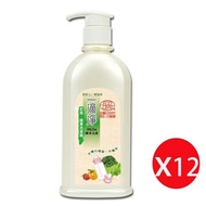 【一滴淨】奶瓶蔬果清潔劑(檸檬精油) 300g*12瓶