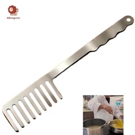 abongsea Stainless Steel Pasta Fork Noodle Spoon for Kitchen Cooking with Heat Resistant Handle for 