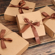 🍊พร้อมส่ง🍊 กล่องของขวัญ กล่องกระดาษ กระดาษคราฟท์ ใส่ของขวัญ ของชำร่วย