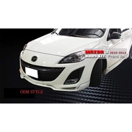 Mazda 3 2008 2009 2010 2011 2012 OEM Front lip skirt diffuser splitter spoiler 2013 sedan hatchback 