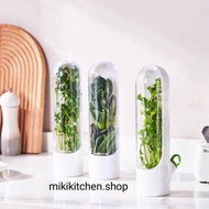 Herb Saver Storage Container Fresh Herb Keeper Vanilla Vegetable Fresh Preservation Bottle