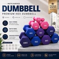 1KG / 4KG Hexagon Dumbbell Set | Home Gym Fitness Exercise Weight Training Workout Strength Muscle D
