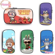 FOREVER Labubu Pencil Bag, Large Capacity Cute Cartoon Pencil Cases, Gift Stationery Box