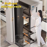 Pull-out rak dapur kitchen rack cabinet dapur rak dapur gas bertutup almari dapur bertutup rak dapur