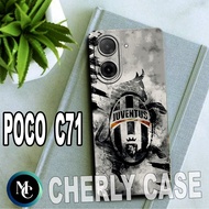Rubber case for poco C71/CC29/ Motif FOOTBALL Case poco C71/Casing poco C71/silicon/softcase CASETAP