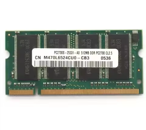 PC333 512M 1G Original 200Pin Sodimm Memory DDR1 PC2700 512MB 1GB RAM SO-DIMM For Laptop Notebook In