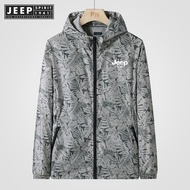 Jeep Spirit 1941 estd hooded UV jacket summer sun protection suit ice jacket breathable skin
