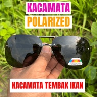 TERLARIS Kacamata Polarized/Kacamata Tembak Ikan/Kacamata Hitam Anti
