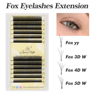 GLAMLASH Fox YY 3D4D5D W Eyelash Extension False Lashes