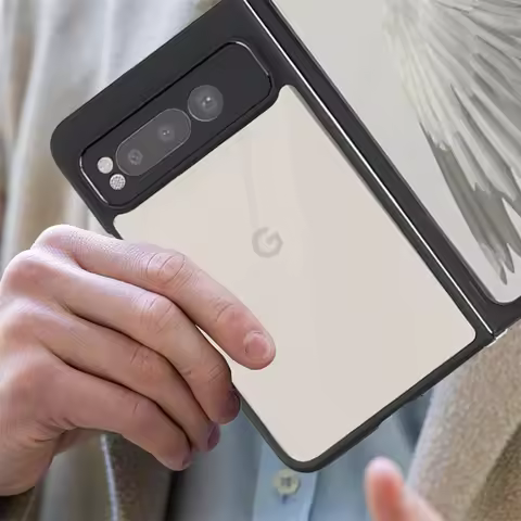 For Google Pixel Fold Case Cover Google Pixel Fold Capa Black Frame Shockproof Back Len Protector Cl