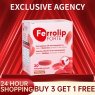 Ferrolip Forte Food Supplement | Microencapsulated Iron, Vitamin C, Methyl Folate, Vitamin B12, Lemo
