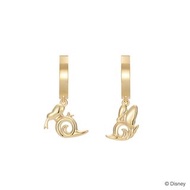 🆕 #Disney代購 JP🇯🇵 📦預訂 日本限定 Disney × K.UNO 迪士尼 Petit Arabesque -Donald & Daisy- 唐老鴨與黛絲 18K金夾式耳環