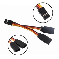 Rc Car Receiver Futaba JR Connector Y Cable 1 Male to 2 Female For Rc Car Boat Plane