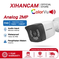 XIHANCAM Analog CCTV Camera 2MP Audio CCTV Outdoor Waterproof Security Camera 1080P FHD CCTV DVR Col
