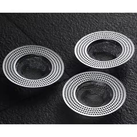 Sink Strainer Kitchen Sink Grid Filter Stainless Steel Drain Hole Filter Mesh Protection Against Clo
