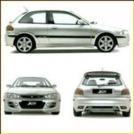 proton satria GTI full set no spoiler bodykit murah betong bodykit