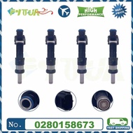 4pcs Fuel Injection 0280158673 High Quality Gasoline For Toyota Yaris Prius 1.3L New 23250-0y050 232