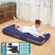 INTEX64756充气床 气垫床 充气床垫 户外垫子 76*191*25CM （蓝色）