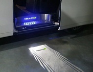 ไฟต้อนรับประตูรถยนต์ Avenir Alphard High Brightness Durable Projection Carpet Light ไฟตกแต่งภายในรถย