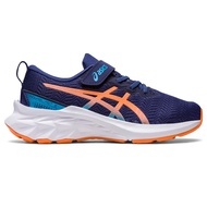 ASICS :  NOVABLAST 2 PS KIDS RUNNING เด็ก รองเท้าวิ่ง ของแท้  INDIGO BLUE/SUN PEACH