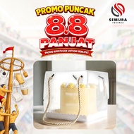 Mica Box TransparentTALI 24x24x15 / 26x26x15 / 28x28x15 – Premium Mica Cake Box Contents 1 Pcs