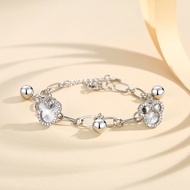 LM566 【COD】Gelang Rantai Fashion Liontin Wanita Hias Berlian imitasi Bangle Liar Adjustable