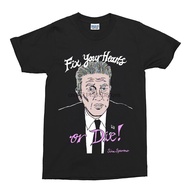 Fix Your Hearts or Die Twin Peaks David Lynch Gordon Cole Black T Shirt