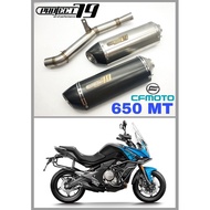 Project79 Exhaust CFMOTO 650MT Slip on Piping Muffler Stainless Steel Project79 QPM04SV/BK/CB/CCB CF